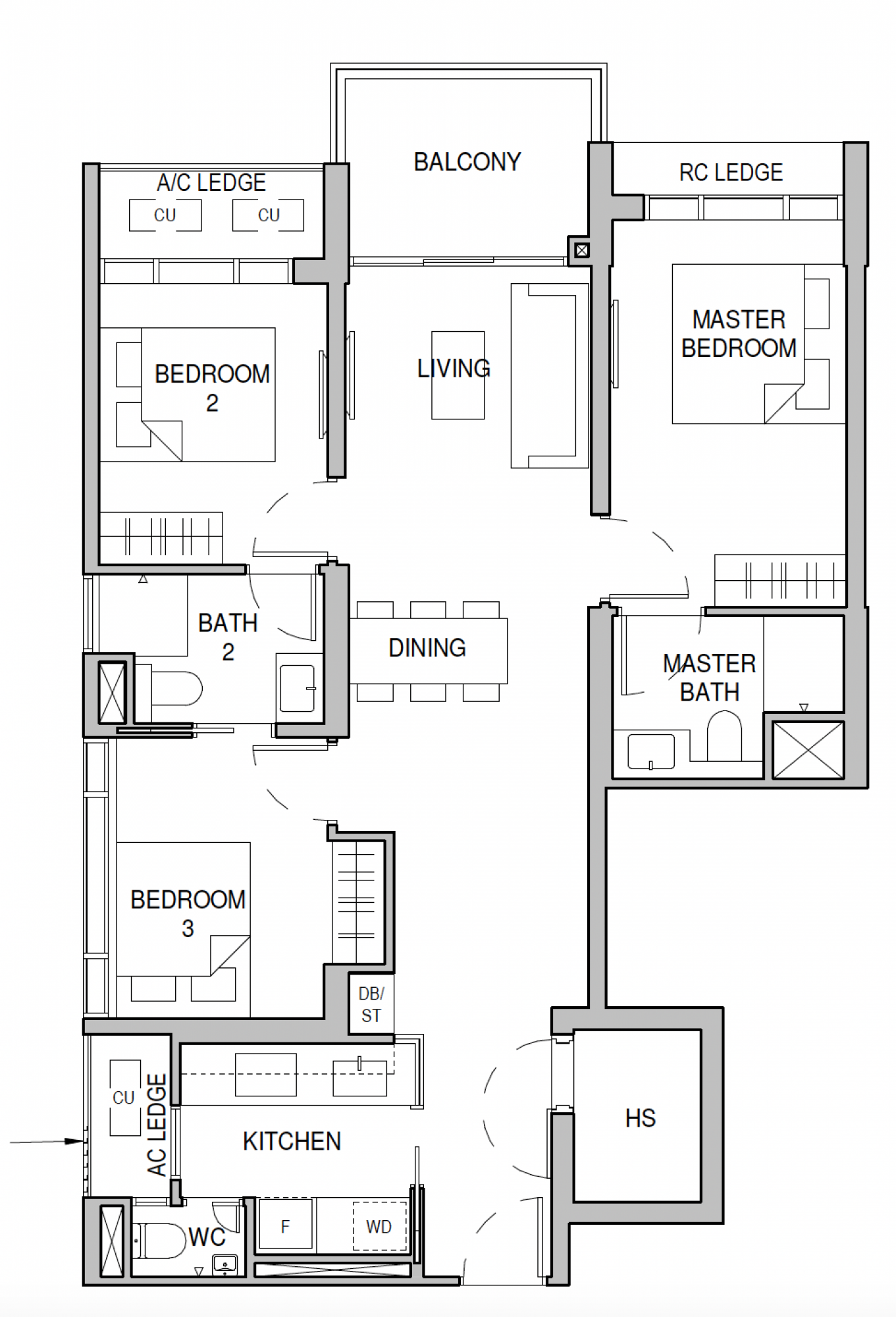 Sceneca Residence Floorplan