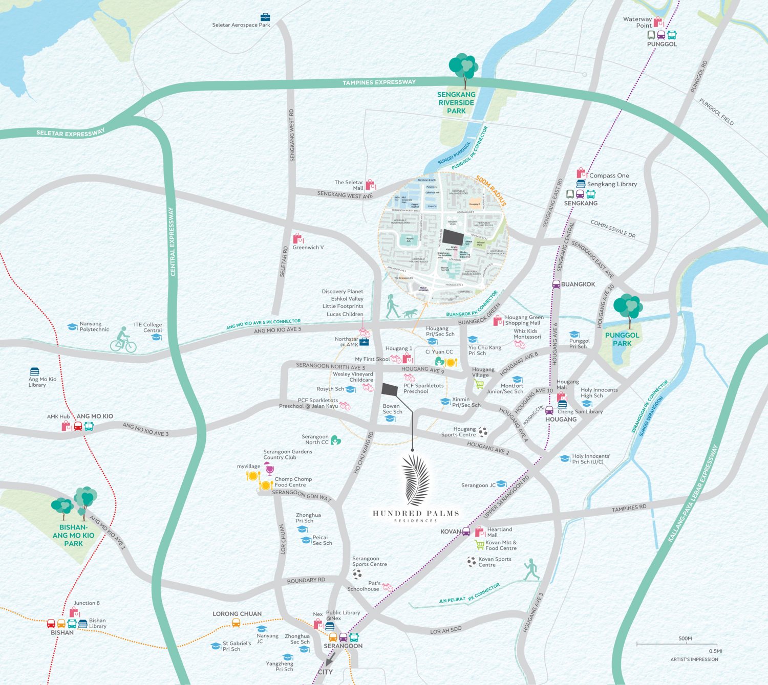 Hundred Palms Map