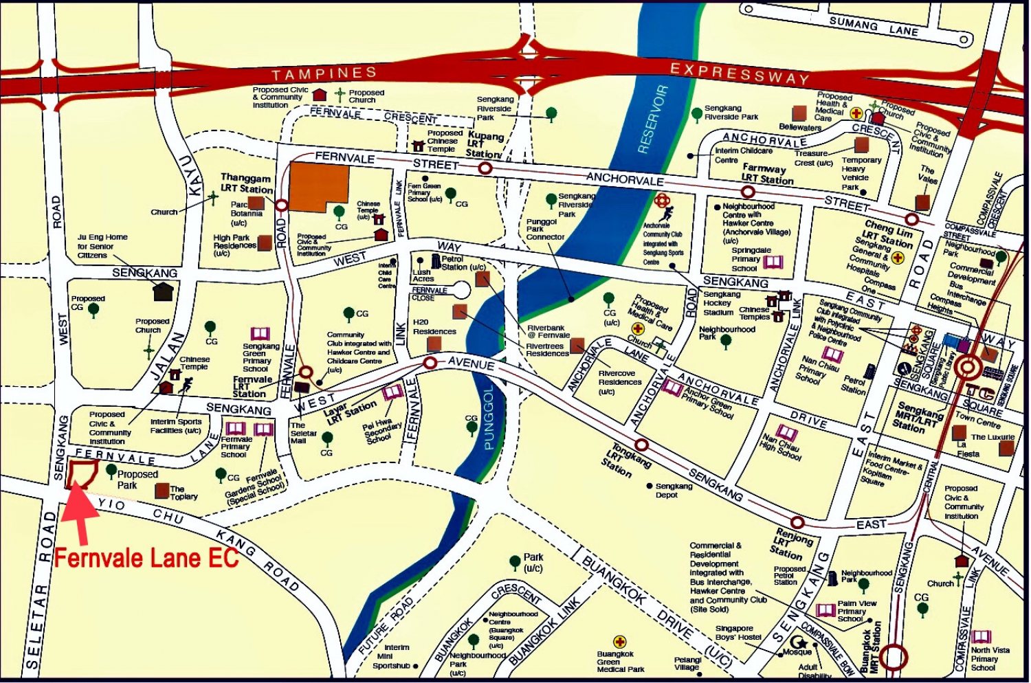 Parc Greenwich EC Map