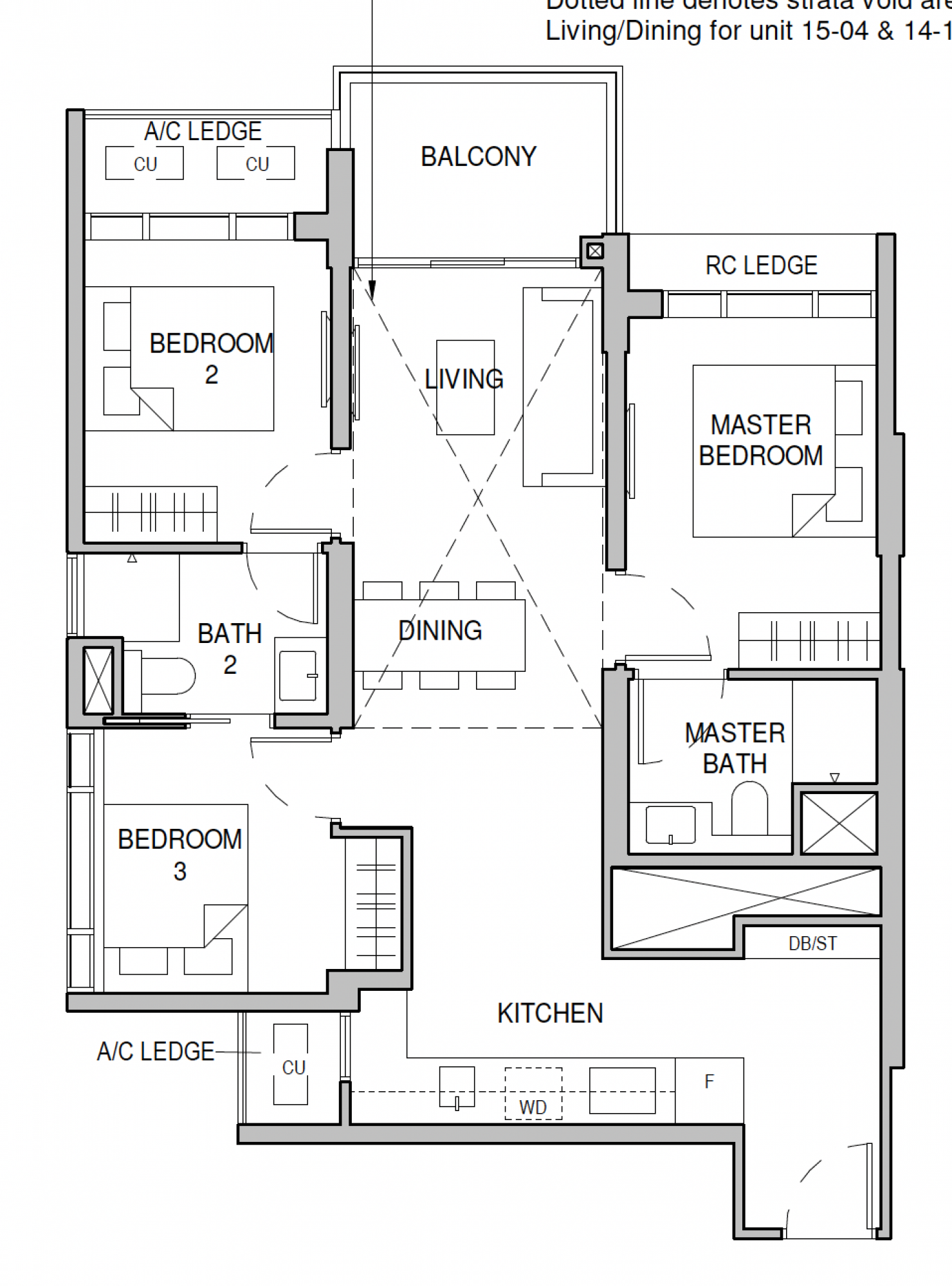 Sceneca Residence Floorplan