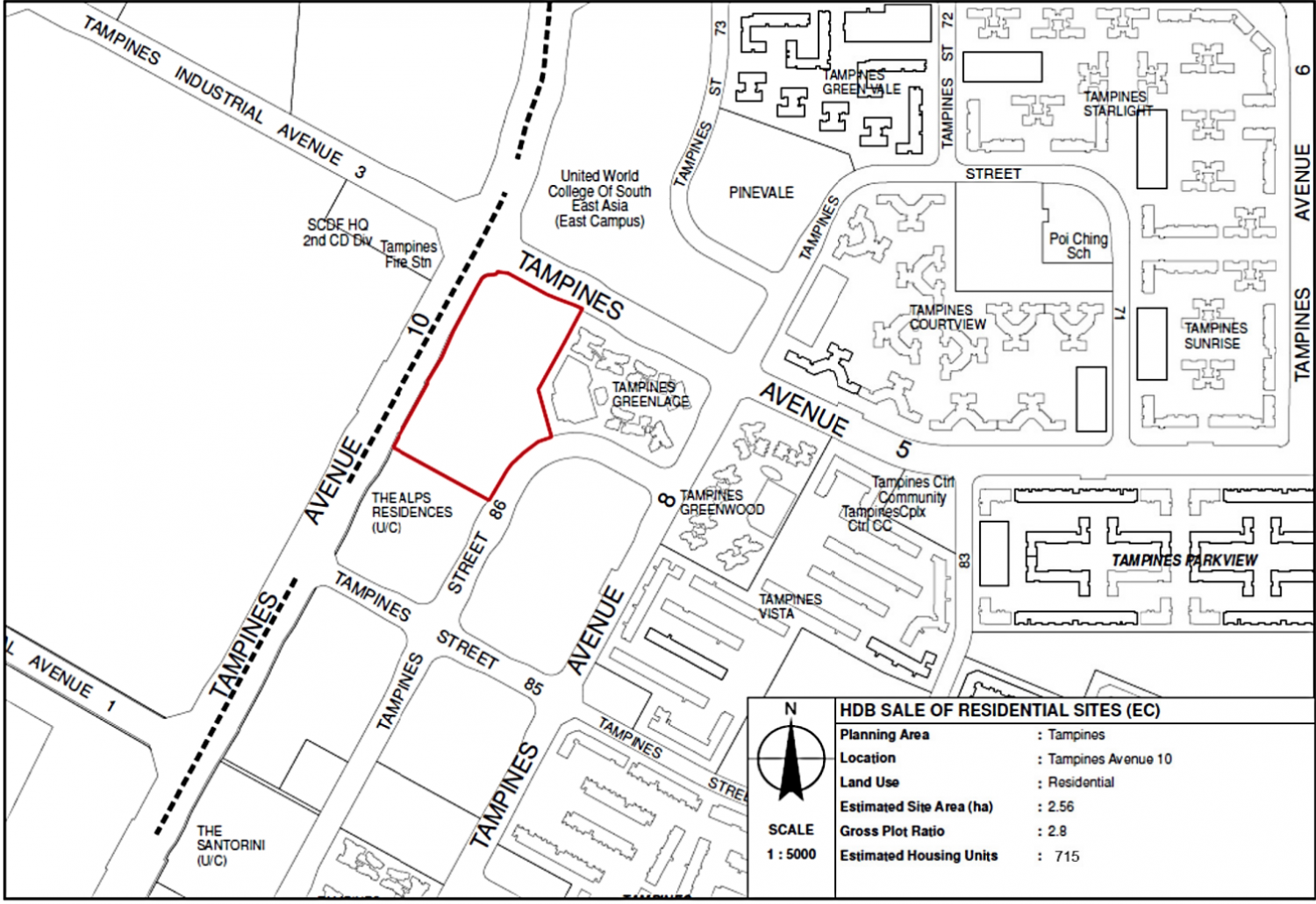 Parc Central Residences Map