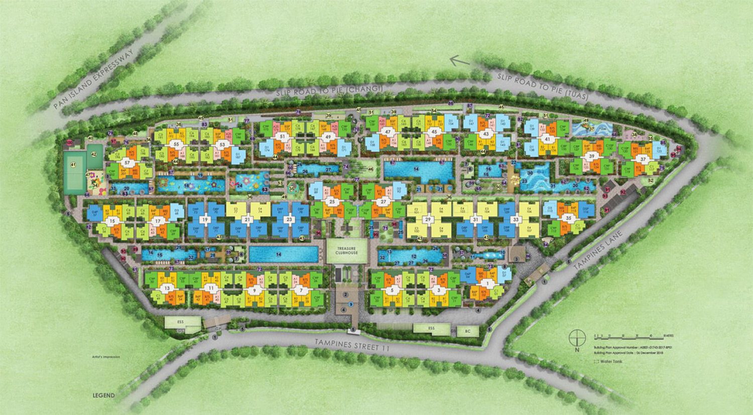 Treasure at Tampines Site Plan