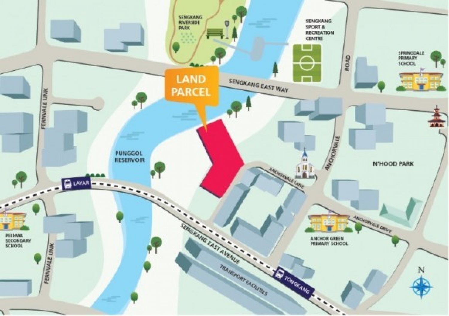 Rivercove Residences Map