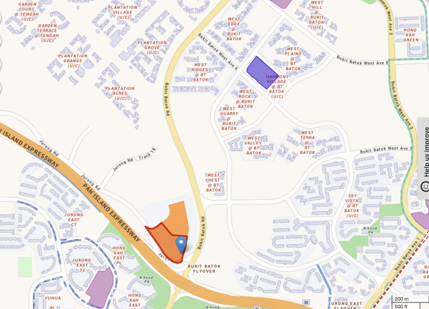 New EC @ Plantation Close B Map