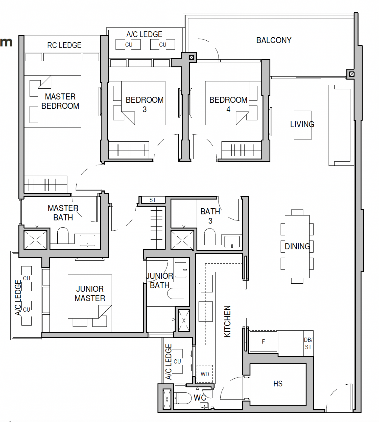 Sceneca Residence Floorplan