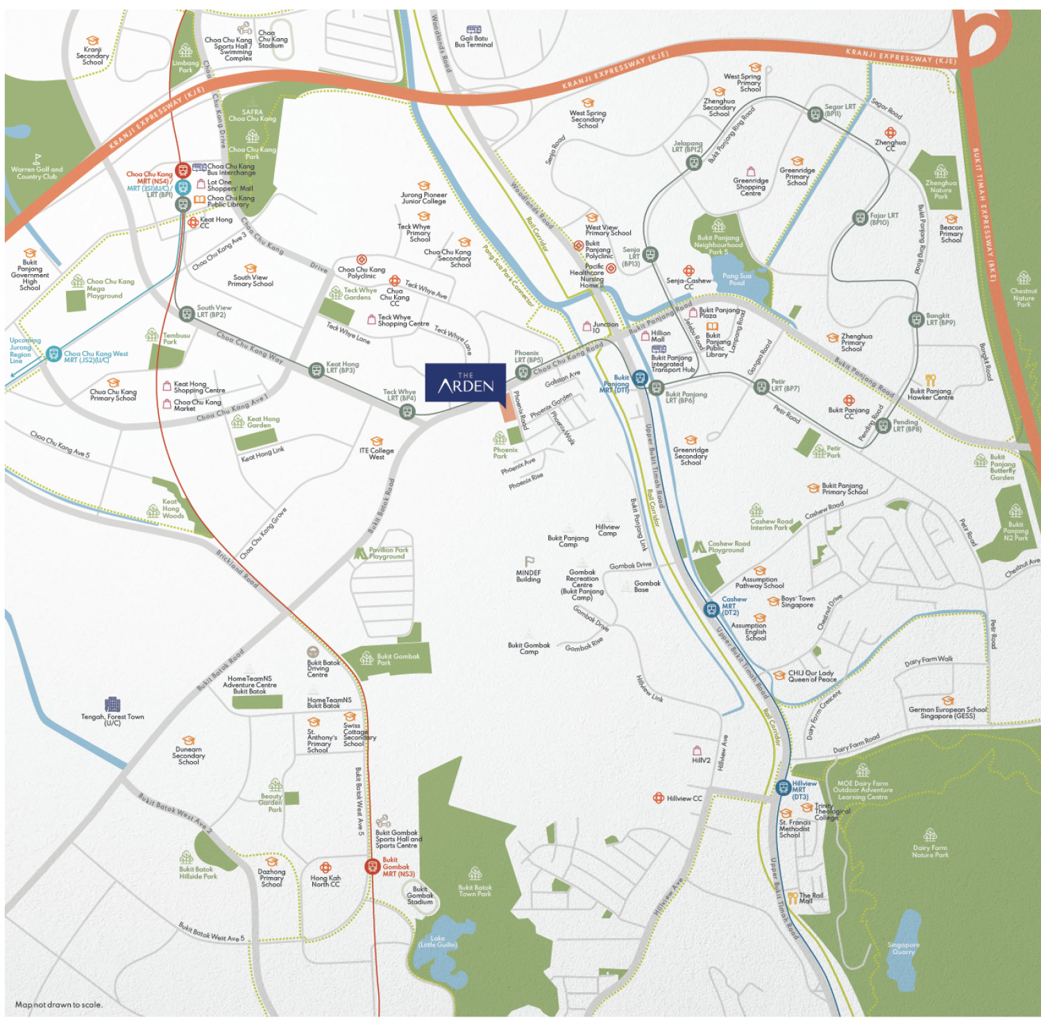 THE ARDEN Map