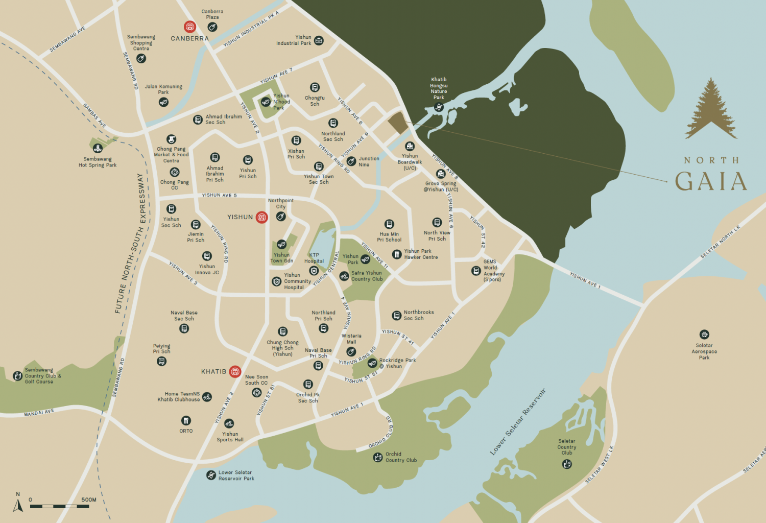 North Gaia Map