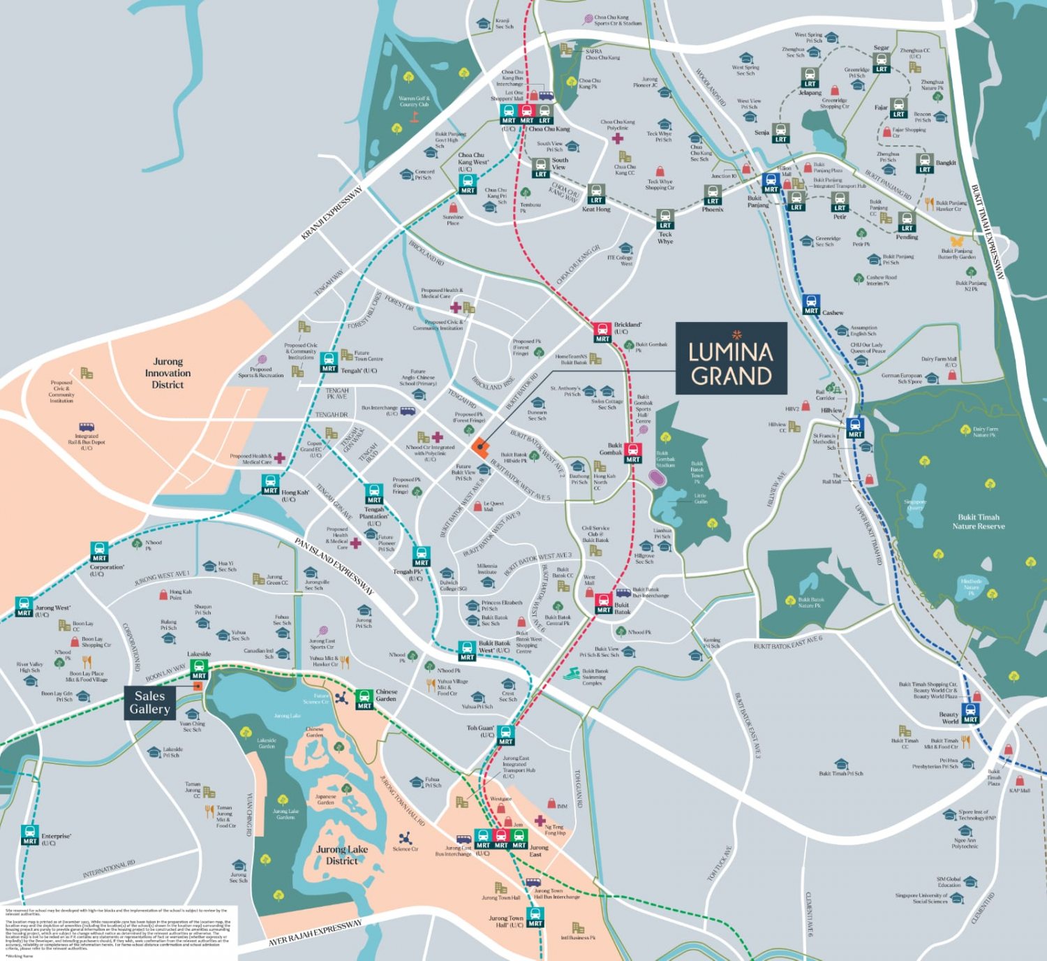 Lumina Grand Map