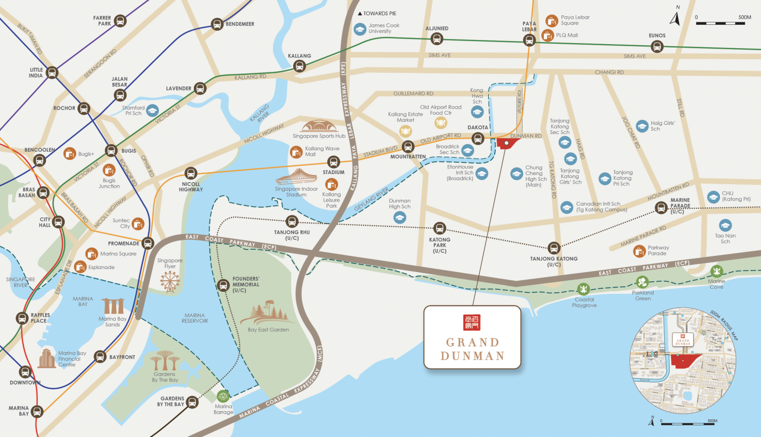GRAND DUNMAN Map