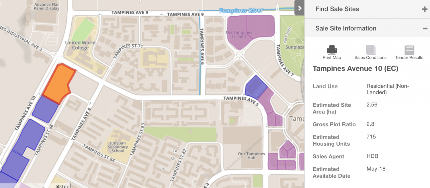 Tampines Ave 10 EC Site