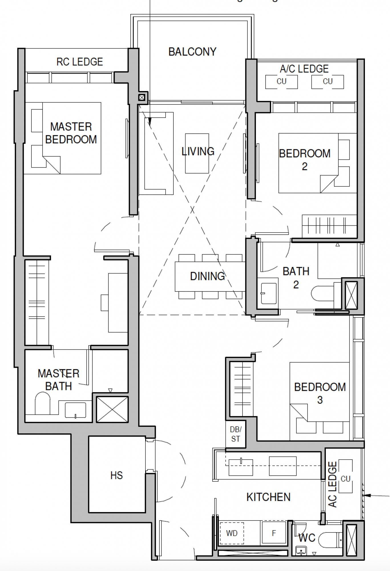 Sceneca Residence Floorplan
