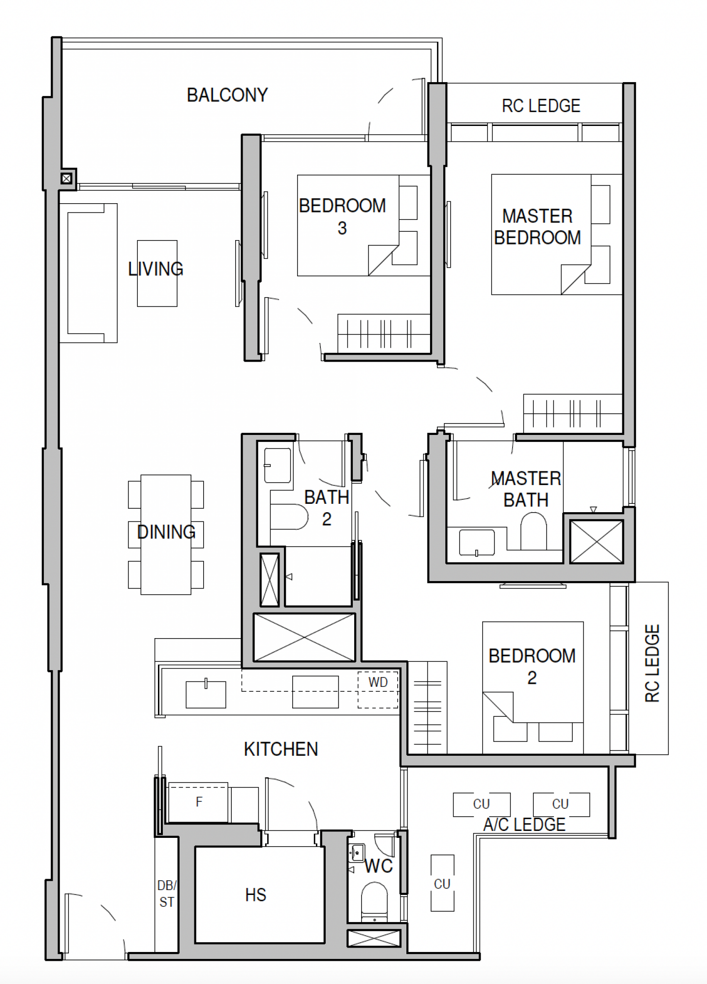 Sceneca Residence Floorplan