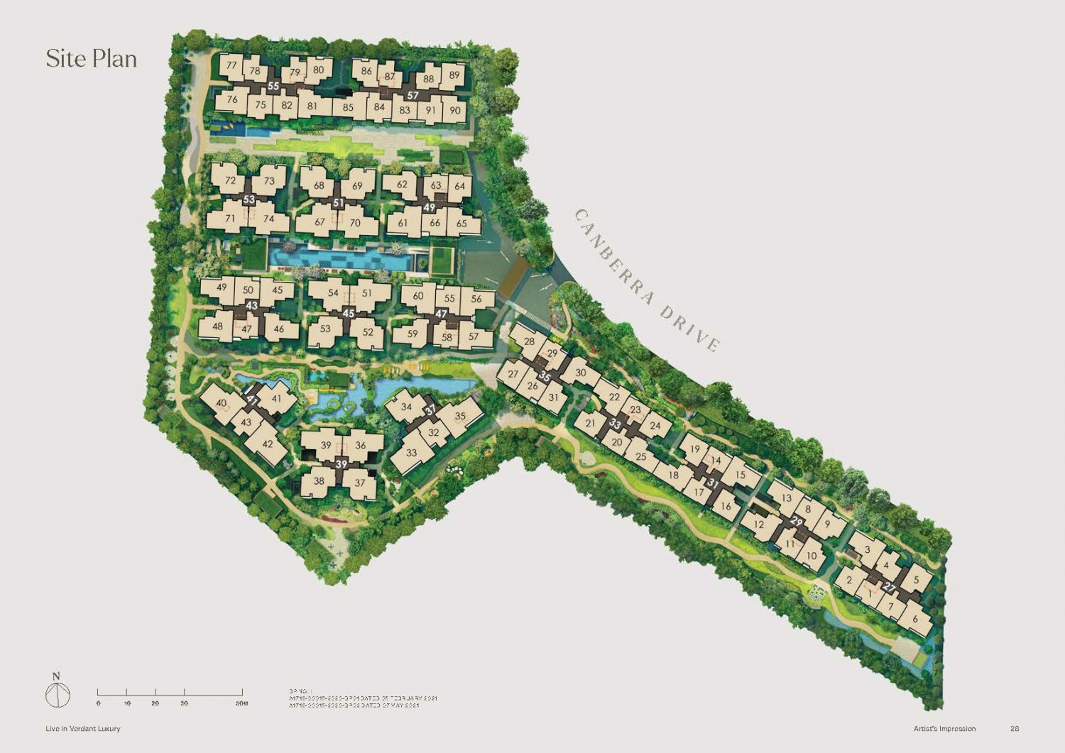 The Watergardens at Canberra Site Plan
