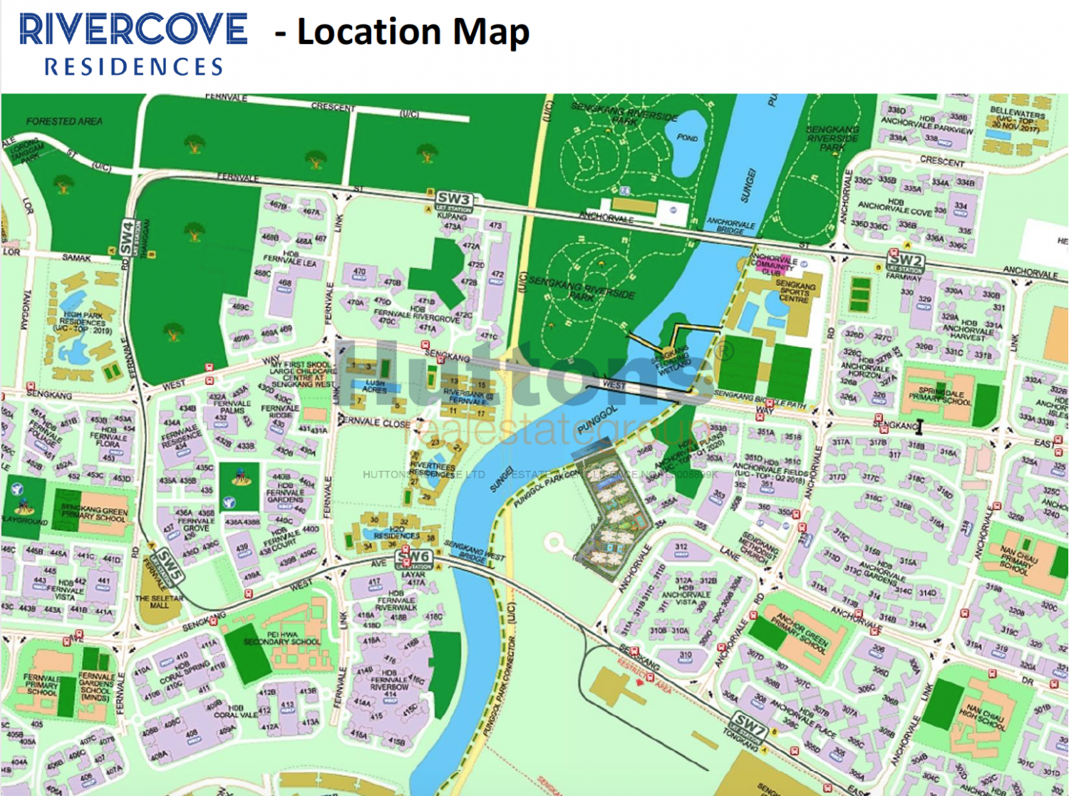 Rivercove Residences Map