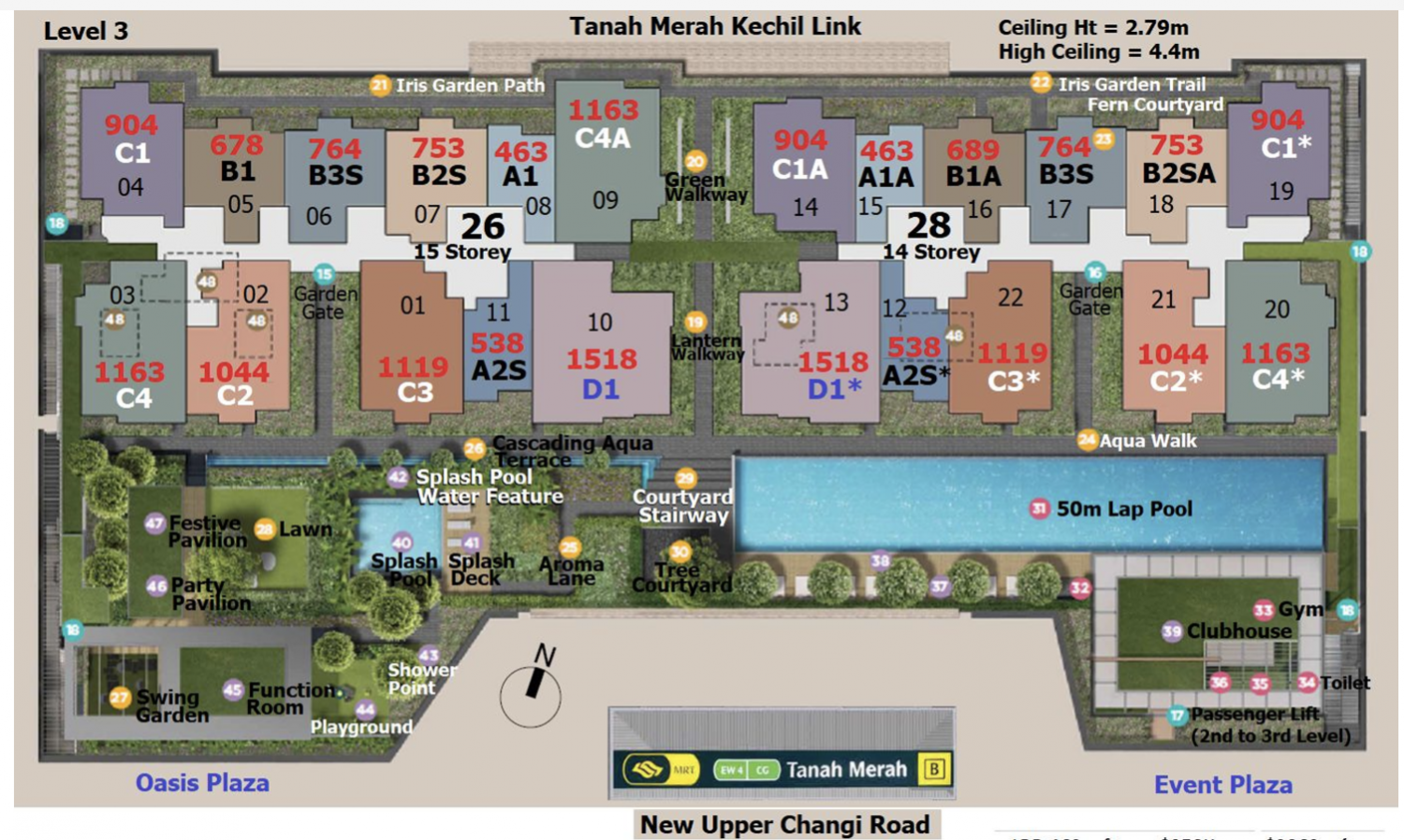 Sceneca Residence Site Plan