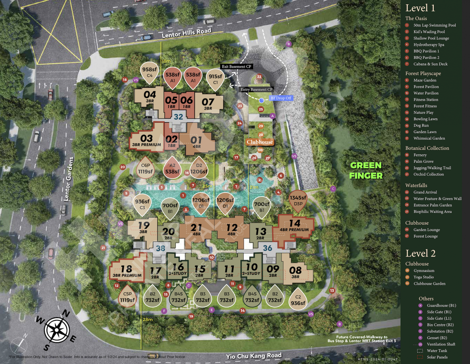 LENTORIA Site Plan
